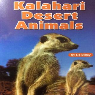 G2 Science LR Book76 - Kalahari desert animals