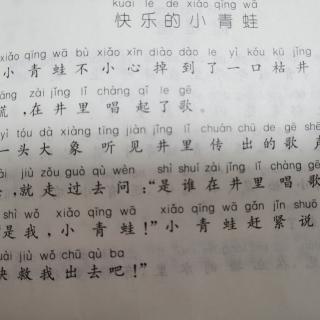 文老师《快乐的小青蛙》