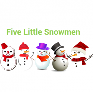 小步儿歌讲解five little snowmen