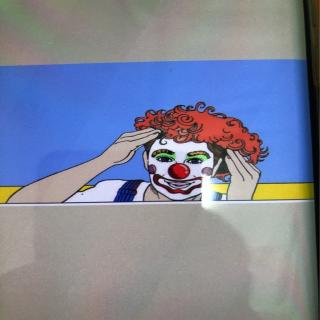 a clown face