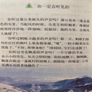 恬恬妈妈讲故事——《你一定会听见的》