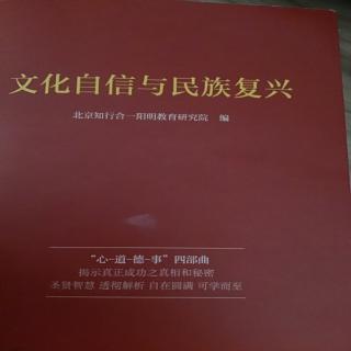 净心的功夫 《文化自信与民族复兴》 20212