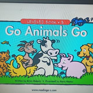 初阶Go Animals Go单词拼读认读课文康复