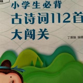 《小学生必背古诗词112首大闯关》20-30首