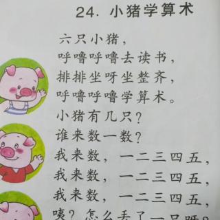24《小猪学算术》