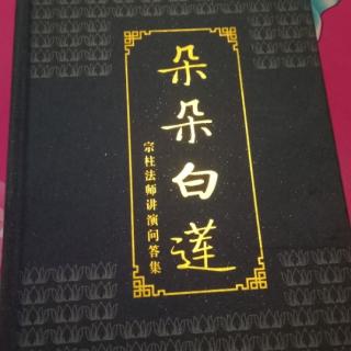 朵朵白莲(宗柱法师讲演问答集)