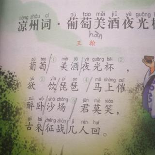 86.凉州词 王翰