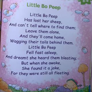 Little Bo Peep- 《Phonics Kids蒲公英 英语拼读王》