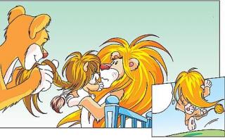 长头发狮子