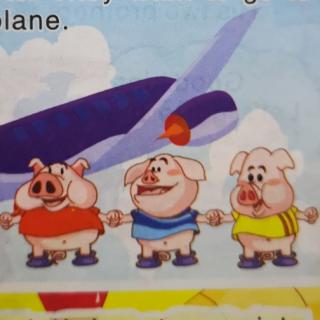 【洪恩故事】22洪恩三只小猪进阶英语三只小猪出国旅游