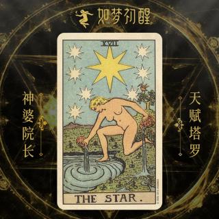 韦特塔罗牌-星星  (The Star)