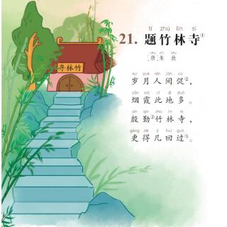 题竹林寺(唐·朱放)