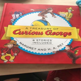 Curious George goes camping