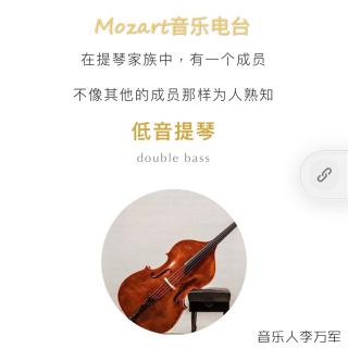 低音提琴｜8首绝美低音提琴曲（上）