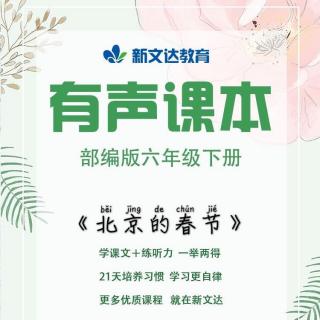 部编版教材六年级下册《北京的春节》