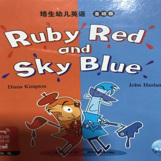 Ruby Red and Sky Blue