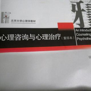 心理咨询与心理治疗P18