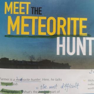 Meet the meteorite hunter