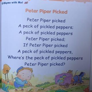 Peter Piper Picked- 《Phonics Kids蒲公英 英语拼读王》