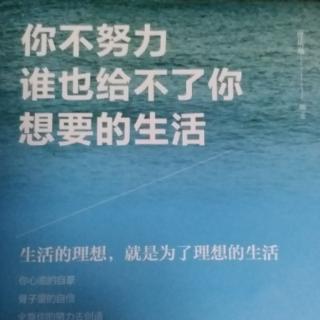 《你不努力谁也给不了你想要的生活》前言