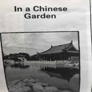 In a Chinese garden