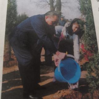 邓小平爷爷植树