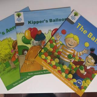 ORT 3本 Kipper's ballon,The ball pit , Biff's aeroplane''