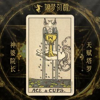 韦特塔罗牌- 圣杯王牌（Ace of Cups）
