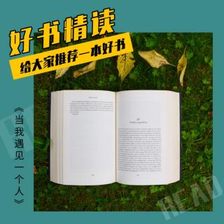 书籍推荐：【当我遇见一个人】作者 李雪