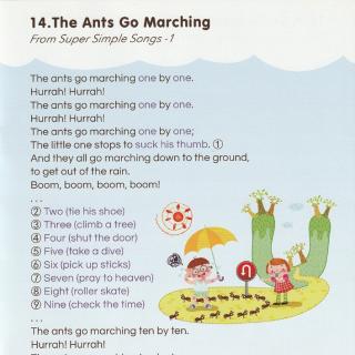 014 the ants go marching学唱讲解