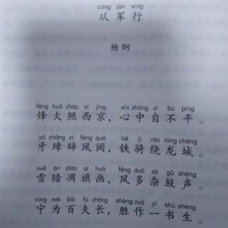 《最好的方法读唐诗》    初唐四杰，四个才子