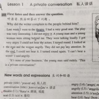 新概念英语二册lesson1