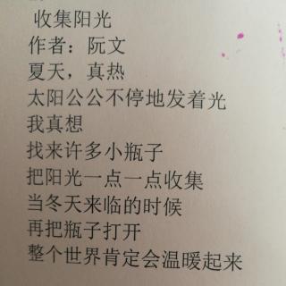 《收集阳光》阮文