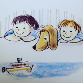 绘本故事《本吉坐船去旅行》一一费费