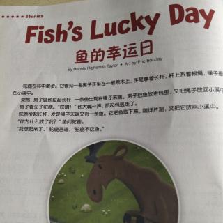 Fish's lucky day