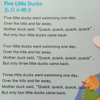 Five little ducks点点