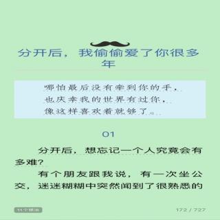 分开后我偷偷爱了你很多年