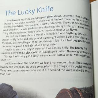 The Lucky Knife