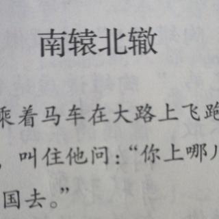 南辕北辙