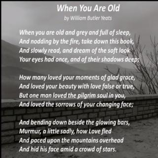 when you are old by W B Yeats