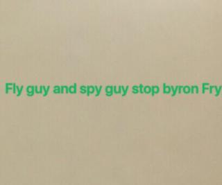 Fly guy and spy guy stop byron Fry📛