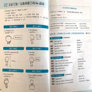 02主语［第一人称单数］的be动词