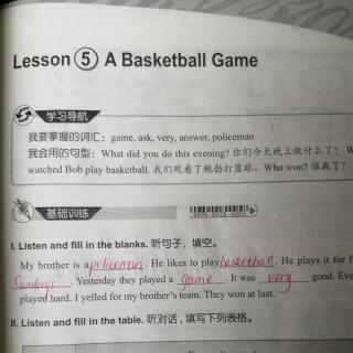 六下基本功讲解Lesson5