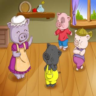 《三只小猪盖房子》