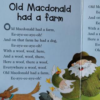 old MacDonald had a farm