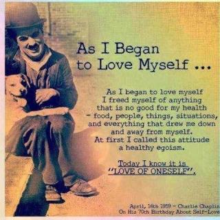 As I began to love myself