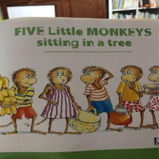 【英语绘本】Five little monkeys sitting in a tree