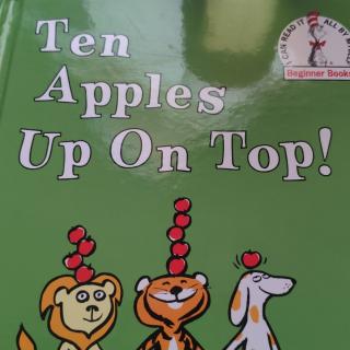 苏斯博士Ten apples up on top