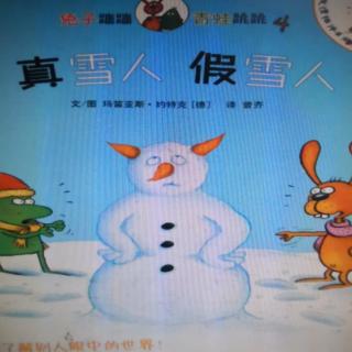 真雪人 假雪人