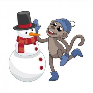 09-暖心小故事-雪人和猴子
